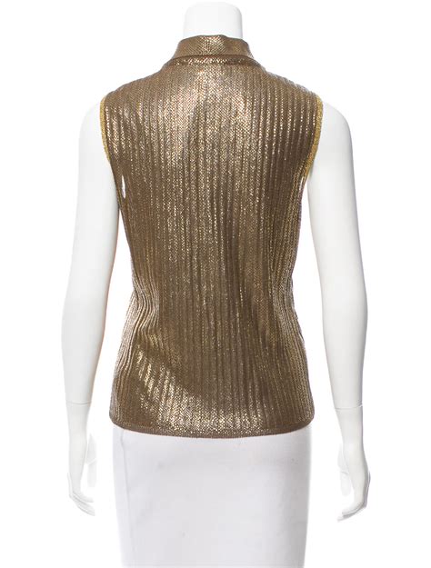 metallic fabric shirts|metallic sleeveless top.